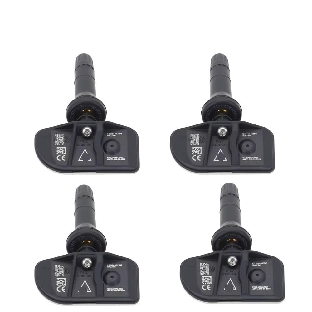 Kit 4 Sensori TPMS Compatibili Con Ford Explorer, Focus, Kuga 2020-2023 – Sostituzione JX7T-1A180-CA, Pressione Pneumatici In Tempo Reale, Installazione Semplice