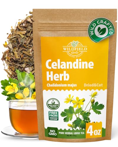 Image of 4 oz. Celandine Herb Herbal Tea (Chelidonia) - 113g Pigweed Herb Tea Celidonia Celandines