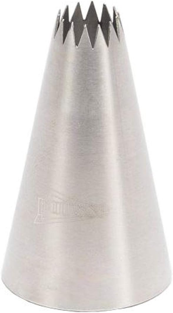 Patisse Decorating Tip Crown Pattern Stainless Steel 3/16" or 4 mm Product Out 01801