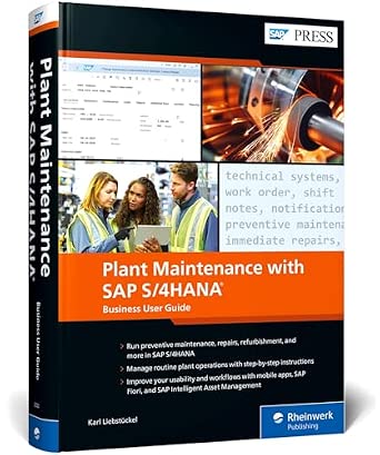 Plant Maintenance with SAP S/4HANA: Business User Guide 5th Edition book cover