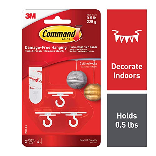 Listado y reviews de Ganchos para Techos Command para comprar online. 3 Imagen adicional