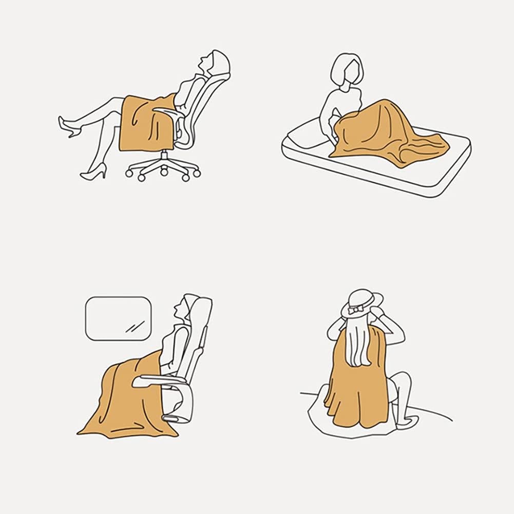 Sherpa Fleece Throw Blanket,Premium Reversible Plush Blanket,Durability Soft and Warm Blanket forTravel ZML-201(ZML201-Gery-59 x78)