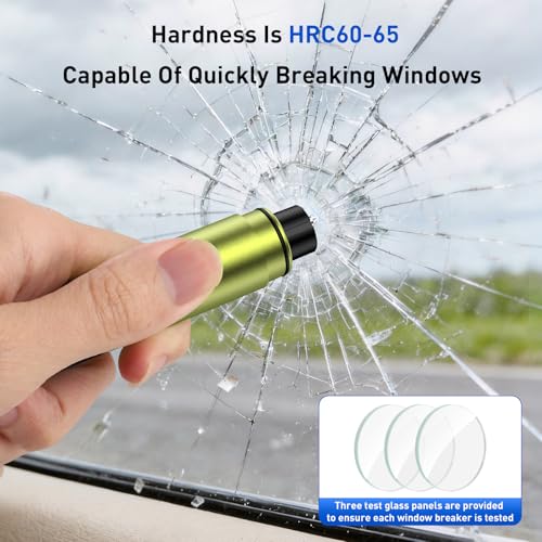 Image of Car Safety Hammer Seatbelt Cutter and Survival Whistle Safe Transparent