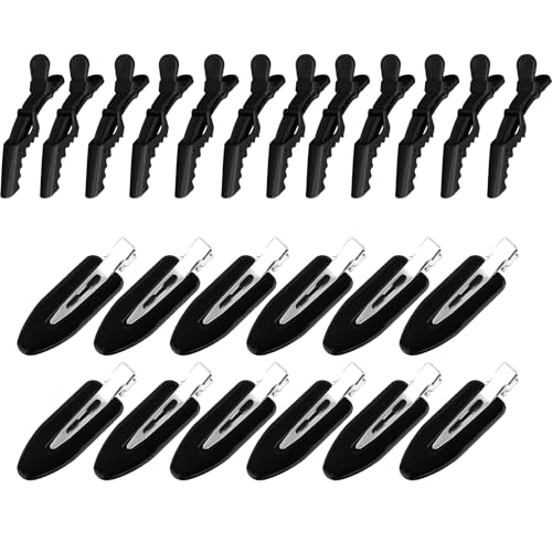 Set 24 Pinzas de Pelo Profesional Alligator Sin Marcas miniatura 1