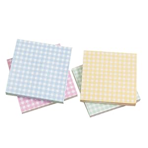 Homoyoyo School Small Notepad Lined Grid Memo Pad Nonstick Memo Pads Portable Writing Paper