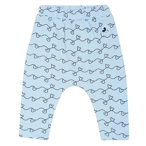 Image of miniklub Kids Blue Printed Track Pants