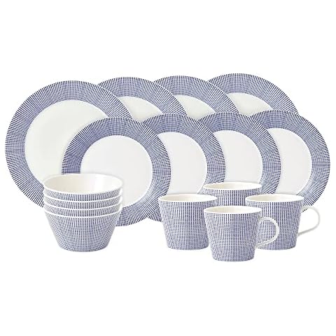 Royal Doulton Pacific Dots 16-Piece Dinnerware Set Cover