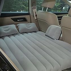 Colchón Hinchable Coche Decathlon Vinteky Colchón Inflable para Coche, Coche cojín Flocado Colchón Impermeable, para el Reposo de Sueño Sofá Hinchable (Gris) (Gris)