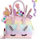 女の子用メイクアップセット おもちゃ 子供用メイクアップセット 小学生ギフト 子供用メイクアップセット 3 4 5 6 7 8 9 10 11 12 13歳 女の子 誕生日プレゼント 化粧品バッグ クリスマスギフト