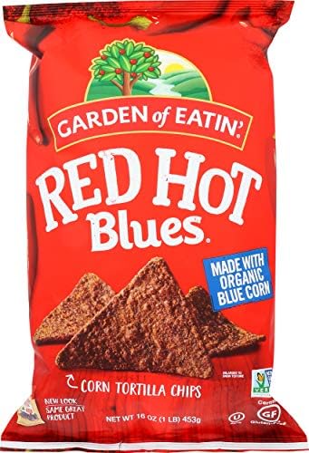 Garden of Eatin' Red Hot Blues Corn Tortilla Chips, 16 Oz