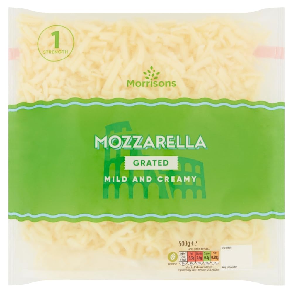 Morrisons Grated Mozzarella, 500g