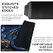 FOJEXBKAS Playmat for MTG Dragon Under The Starry Night Magic Play Mat 24x14 Inch Card Game Mat for Magic The Gathering TCG PTCG Playmat with Free Storage Bags Non-Slip Backing and Stitched Edge
