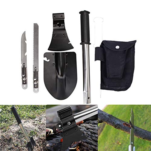 Ridgeyard 4 in 1 Knife Shovel Axe Saw Gear Kit Multifunctional Tool
