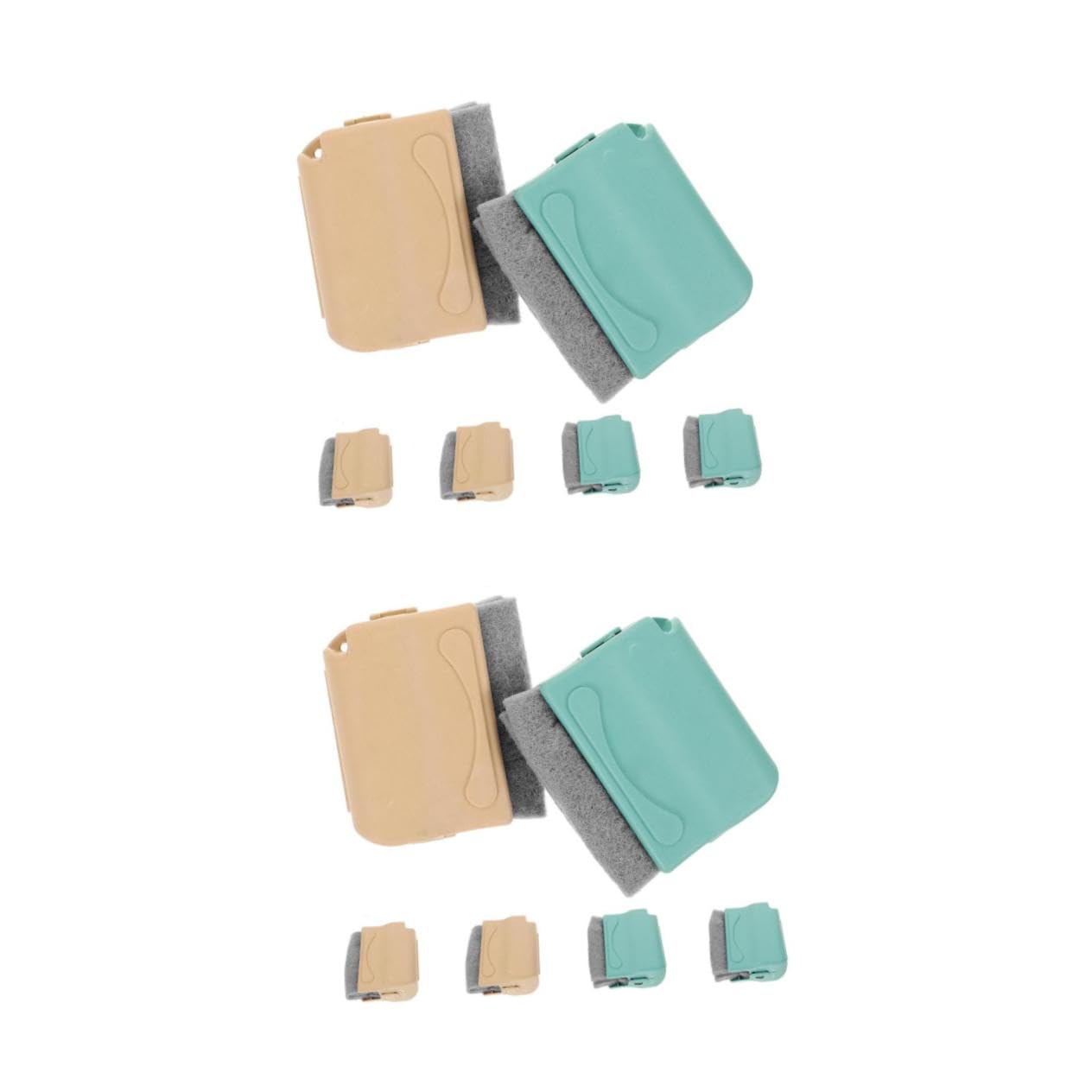 PACKOVE 2 Series Cepillos De Limpieza De Ranuras para Ventanas Y Cocina Herramientas Multifuncionales para Grietas Y Estrechos Colores Aleatorios 6 Piezas X 2