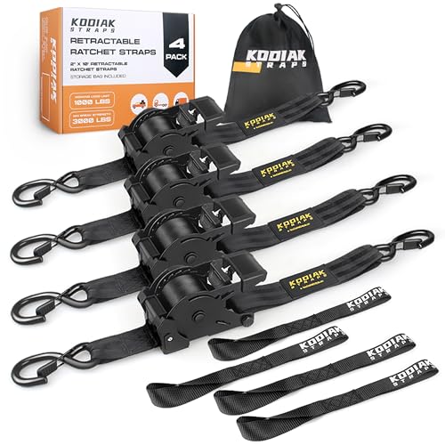 Retractable Ratchet Straps 2