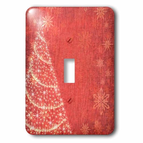 Interrupteur à bascule sapin de Noël rouge, idée cadeau originale pour la maison