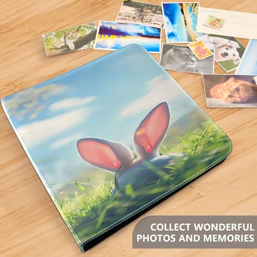 Álbum de Fotos Para Pegar DIY Scrapbook Álbum Conejo de Pascua 3 Anillas 40 Páginas 8x10 Memorias miniatura 5
