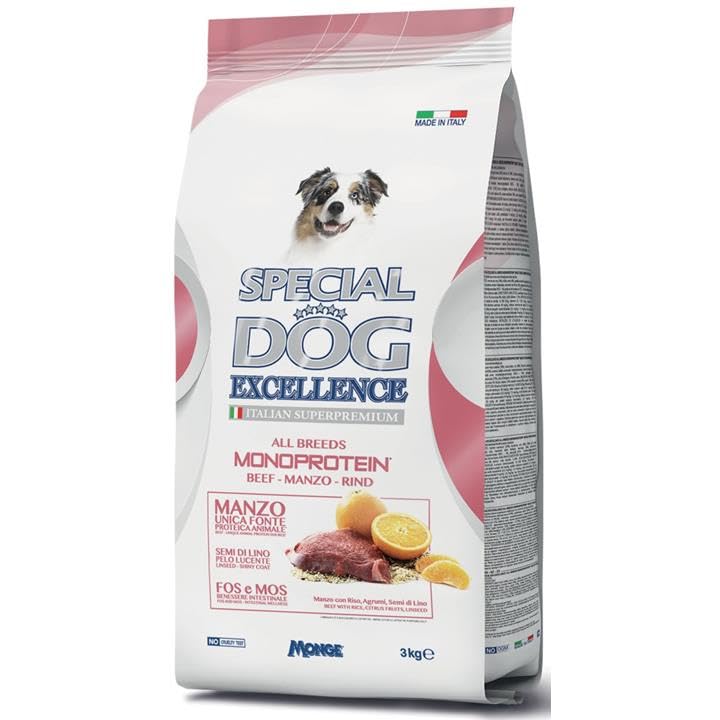 SpecialDog Excellence Manzo, 3kg (4 confezioni) totale 12 kg Scad 2027
