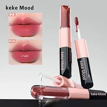 Amazon | kekemood リップグロス マットリップ 2in1 リップ 落ちない