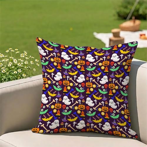 �N�b�V�����J�o�[�n���E�B���h�� ���O 1���Z�b�g 40x40 cm ���l�� ���ʈ�� ���� ���O�p �N�b�V���� �P�[�X ���� �O ���p �A�E�g�h�A �L�����v �x�����_ �� �e���X �\�t�@�[�p (�J���t��) 3Z-84