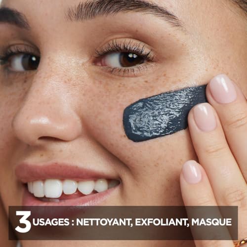 Garnier Pure Active - Nettoyant 3 En 1 - Nettoyant, Exfoliant, Masque - Réduit Les Points Noirs & Prévient Leur Apparition - BHA & Charbon - Vegan & Cruelty Free - Peau Mixtes à Grasses - 150 ml – Image 3