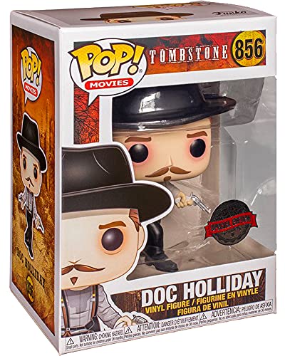 Funko Pop! Movies: Tombstone #856 - Doc Holliday Stand Off Exclusive - Bundled With Free Pet Compatible .5Mm Extra Rigged Protector