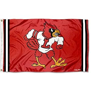 Louisville Cardinals Vintage Retro Throwback 3×5 Banner Flag