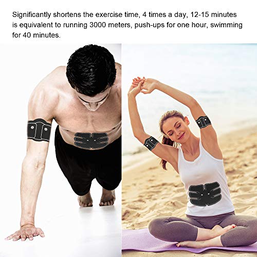 Slimming Pad, Andoer Adesivos de emagrecimento ABS EMS Muslce Abdominal Patch Dispositivo Combinação