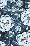  Wochenplaner: Minimalistischer Wochenplaner mit blauen Blumen, für 52 Wochen in einer kompakten Notebook-Größe, ideal für Studenten und Arbeiter (Blaue Pfingstrosen Deckel, Band 1)