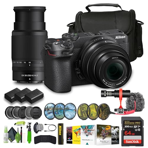 Nikon Z30 Mirrorless Camera with Lenses and Accessories
