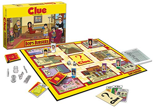 Clue Bobs Burgers Board Game | Themed Bob Burgers Tv Show Clue Game | Officially Licensed Bob's Burgers Game | Solve The Mystery In This Unique Clue Take On The Classic Board Game #TOP1
