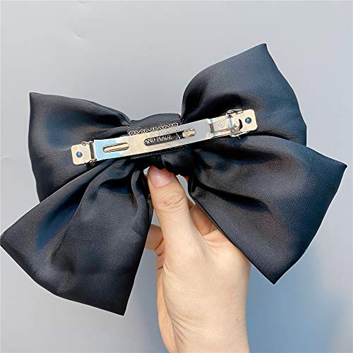 Arcos de cabelo grandes para mulheres, meninas, grampos de cabelo para pentear presilhas francesas c