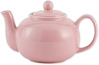 Vista 20 de Colección de teteras de gres RSVP International, apta para microondas y lavavajillas, 16 onzas, azul