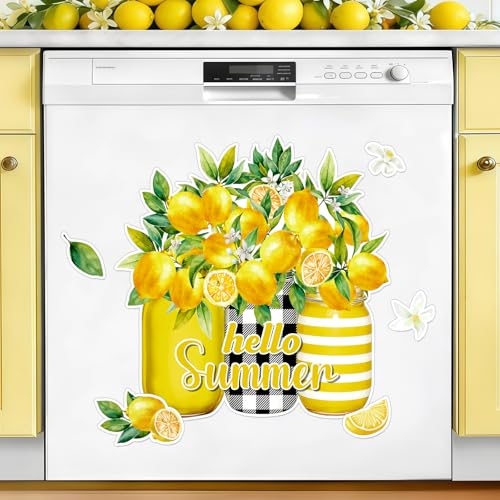 Imán decorativo limón para lavavajillas miniatura 1