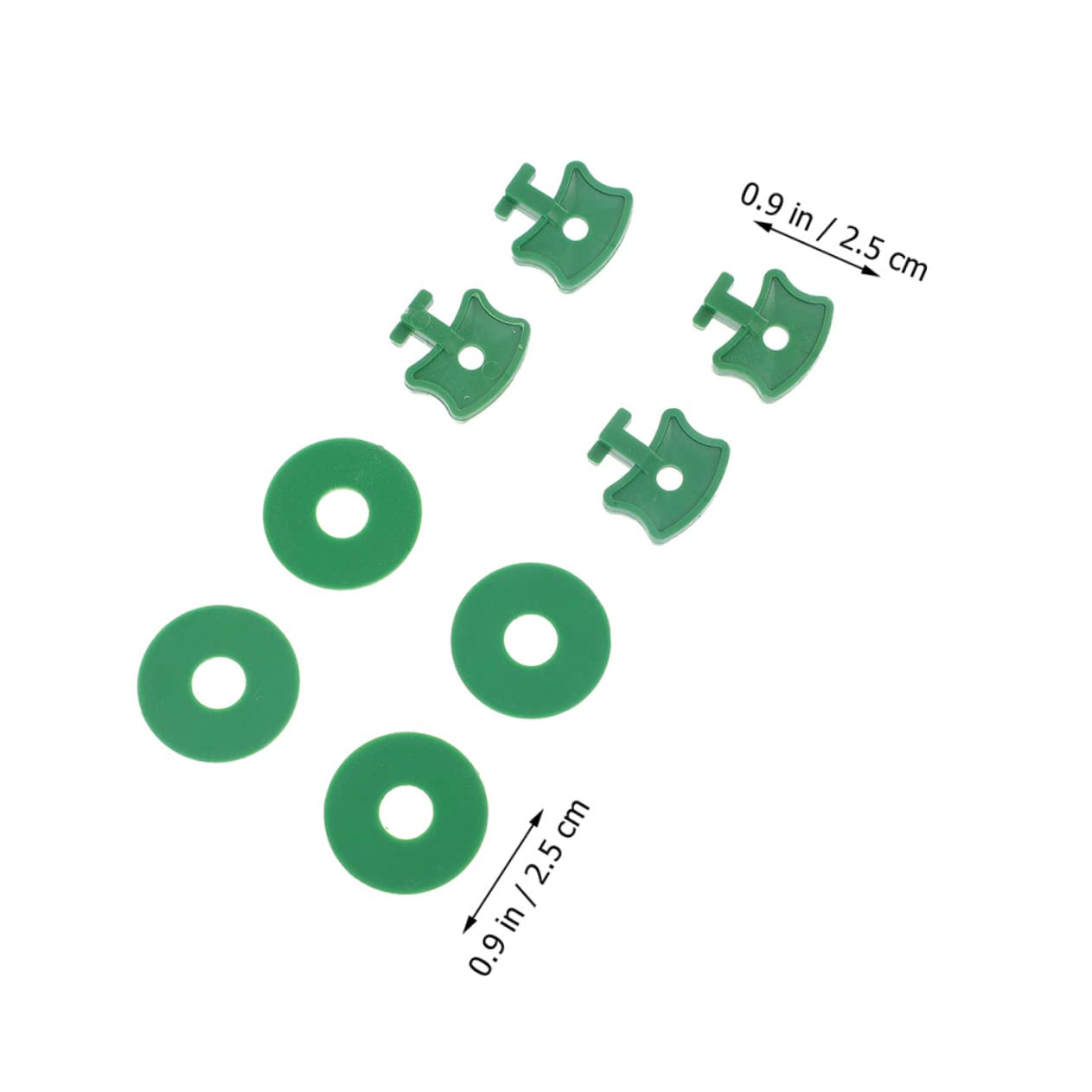 ifundom 200 Set Clip di Fissaggio per Serra Clip di Fissaggio per Piante Pianta Netto Coperture Riutilizzabile Rete Viti Clip in Serra Clip per Reti da Giardino Pp Verde