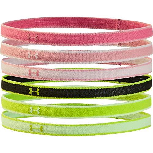 Under Armour Mini tiaras para meninas, pacote com 6, limonada rosa (668)/rosa pó, tamanho único