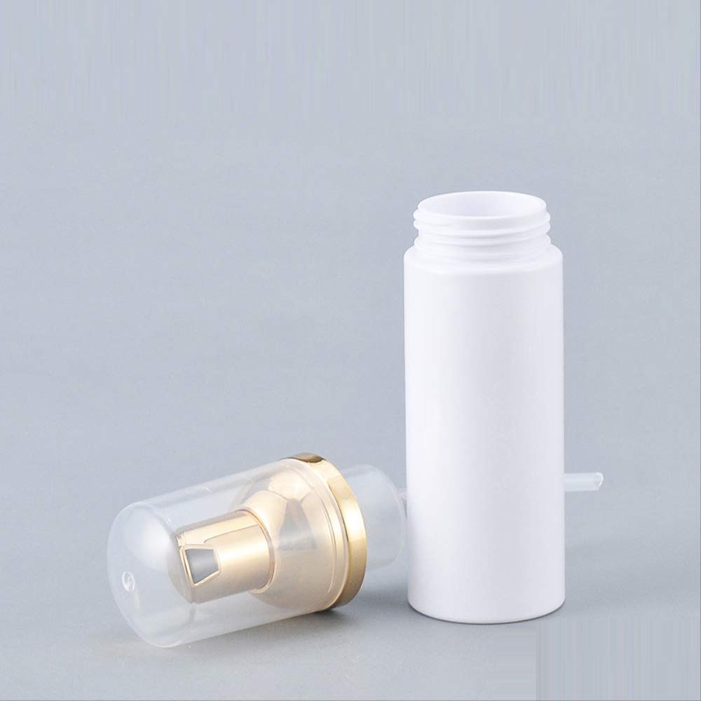 24 x 30 ml 50 ml 80 ml biała pianka mydło w płynie złoty dozownik do spieniania pojemnik na pompkę do czyszczenia twarzy płyn do mycia makijażu zrób to sam makijaż 50 ml butelka piankowa