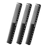 Peine de pelo negro adecuado para un mejor corte de pelo, teñido de pelo, uso regular, añade brillo brillante y brillo al cabello opaco, deja el cabello suave y sedoso, tu cabello y cuero cabelludo estarán más saludables.
