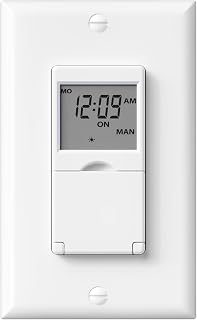 BN-LINK 7 Day In-Wall Digital Timer (No Backlight)