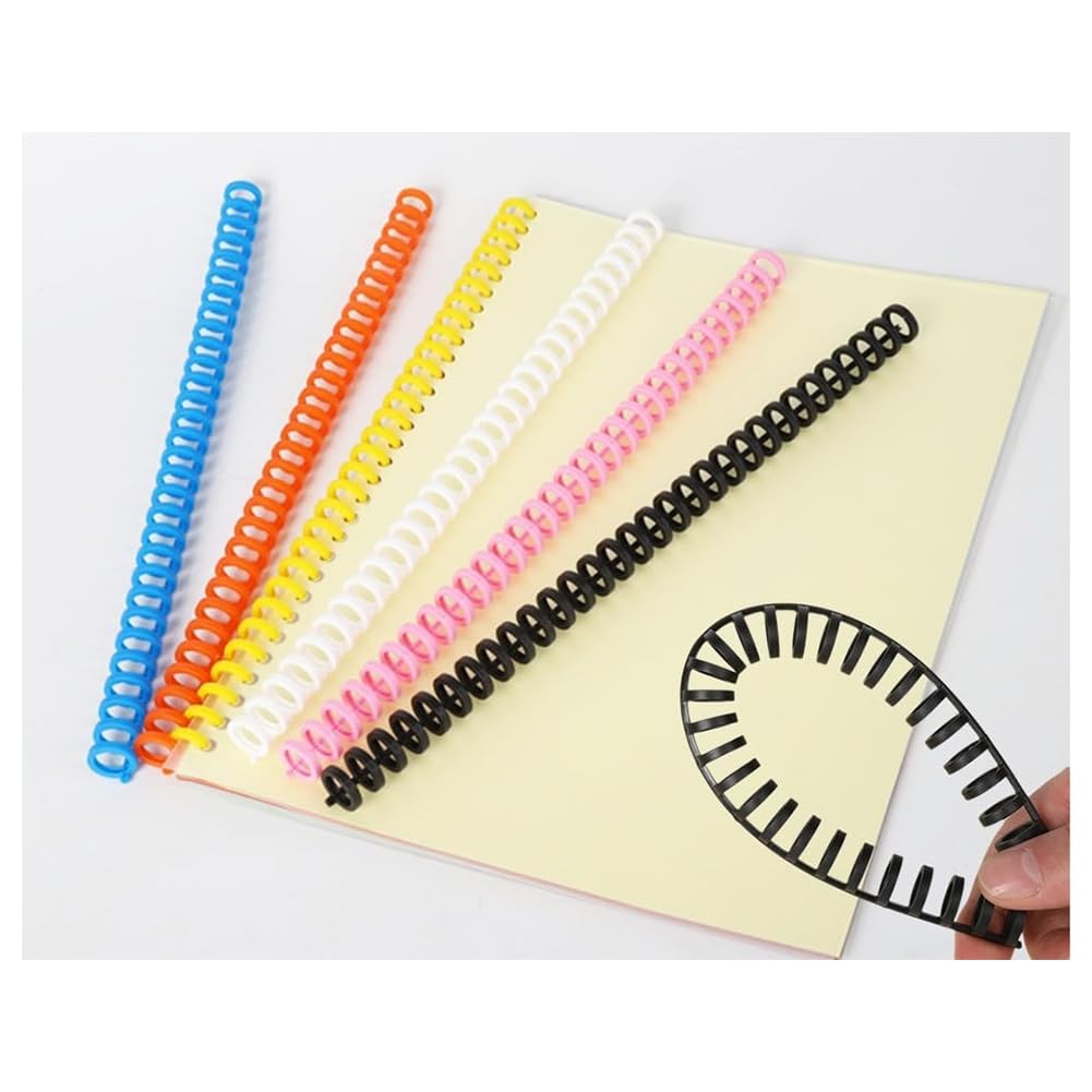 Máquina Encuadernadora con Perforadora de 30 Agujeros, Perforadora Manual para Hojas Sueltas, Encuadernadora Libros A4 A5 A6 A7 B5 B6 B7, Encuadernación en Espiral para Cuadernos