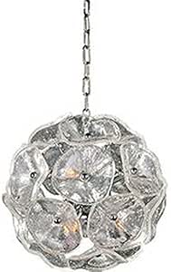 ET2 Fiori-8 Light Pendant in Leaf style-12 Inches Wide by 12 inches high -Traditional Installation