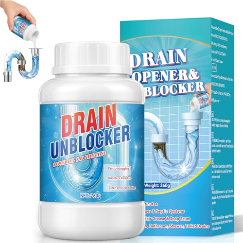 Bellifluous Stura Lavandini e Scarichi 260 g - Disgorgante Professionale che Rimuove Ostruzioni, Capelli e Grasso