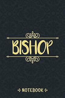 Notebook For Bishop: Personalized Name Notebook For Bishop, Birthday Gift For Girls and Women, 6x9, 120 College Ruled Page Vintage Journal For Men, Boys, Kids, Students