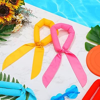 Vicenpal Cooling Neck Wraps Cooling Bandana Neck Coolers Ice Scarf Collar Headband for Sport Summer Heat Women Men Kid Dog