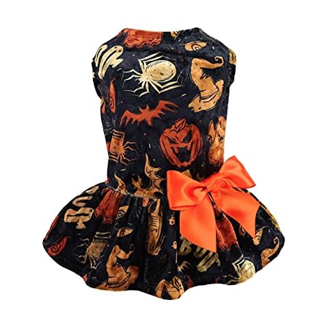 Fitwarm Halloween-Kleidung für Hunde, leicht Cover