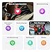 iSo Tech Fitness Tracker Ohne Display Damen Herren, Smart Band Smartwatch mit 24/7 Schlaf Herzfrequenz SpO2 Stress Überwachung, 35 Tage Akku, 170+ Sportmodi, IP68 Wasserdicht, Kein ABO (iOS/Android)