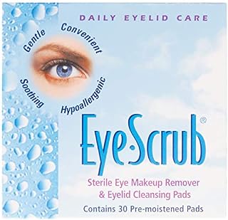 Eye Scrub Sterile Eye Makeup Remover & Eyelid Cleansing Pads 30 ea