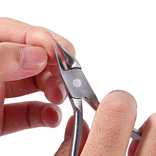Cuticle Trimmer, Professional Stainless Steel Nail Cuticle Nipper, Acute Cuticle Nippers Scissors Premium Manicure Tool for Ingrown Nails, Dead Skin, and Hard Nails