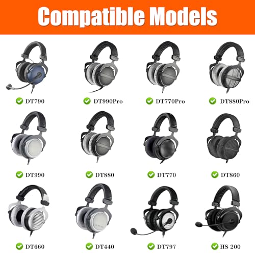 Beyerdynamic DT 990 Pro DT770 Proイヤホン用ヘッドホンヘッドバンドクッション 商品画像6