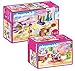 Playmobil® Ensemble de meubles pour maison de poupées 70205 ou maison 9266 moderne : chambre à coucher avec coin de couture + chambre de bébé 70208